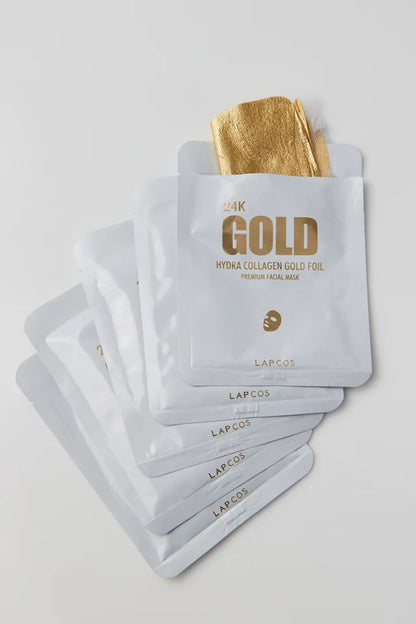 24K Gold Foil Premium Face Mask