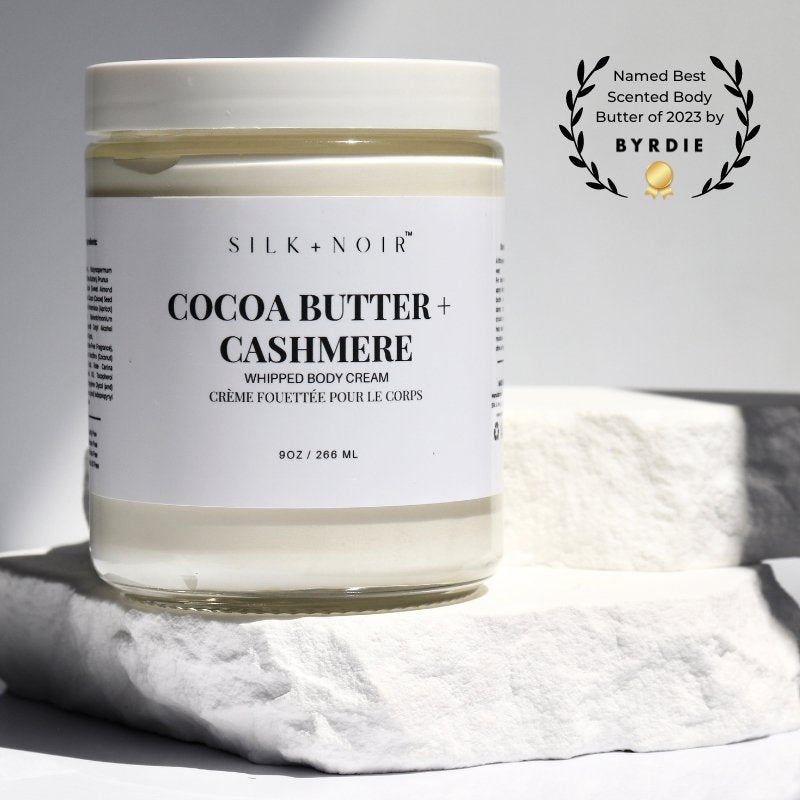 Silk + Noir Cocoa Butter + Cashmere Whipped Body Cream