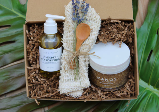 Summer Glow Spa Box -  Lavender Coconut Milk