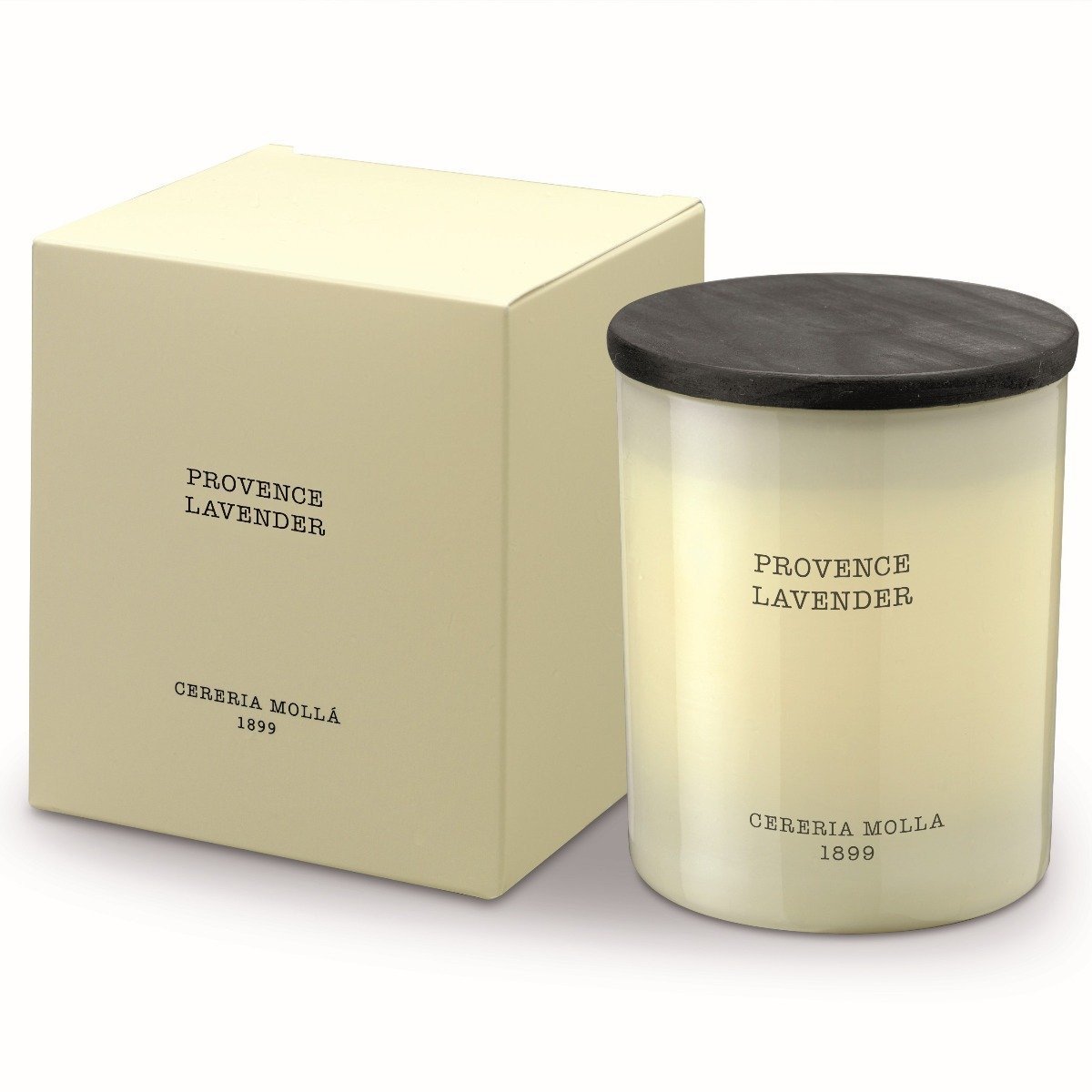 Cereria Molla Provence Lavender Candle with elegant packaging